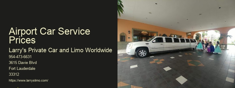 How Much Is A Private Car Service