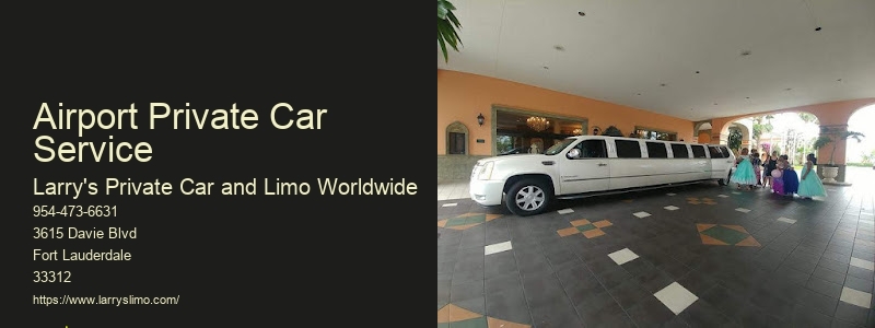 Executive Private Car Service Reviews