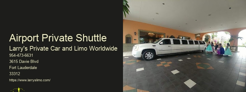 Private Car Service Fort Lauderdale Airport