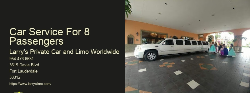 8 Passenger Limo Rental Near Me