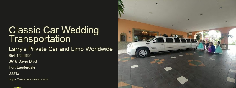 Transportation Services Wedding